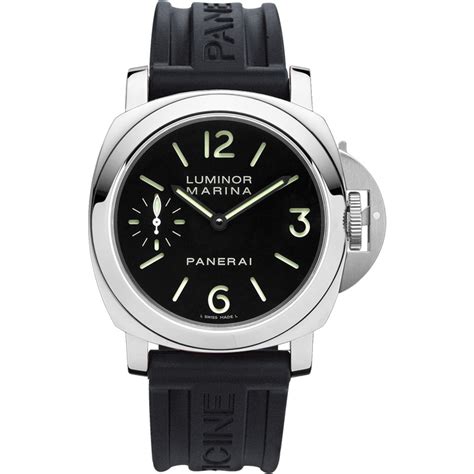 panerai black seal rubber strap|panerai rubber strap 24mm.